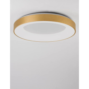 Plafon okrągły - ściemniacz triac Surdo 60cm Thin LED 3000K szczotkowane złoto