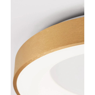 Plafon okrągły - ściemniacz triac Surdo 60cm Thin LED 3000K szczotkowane złoto