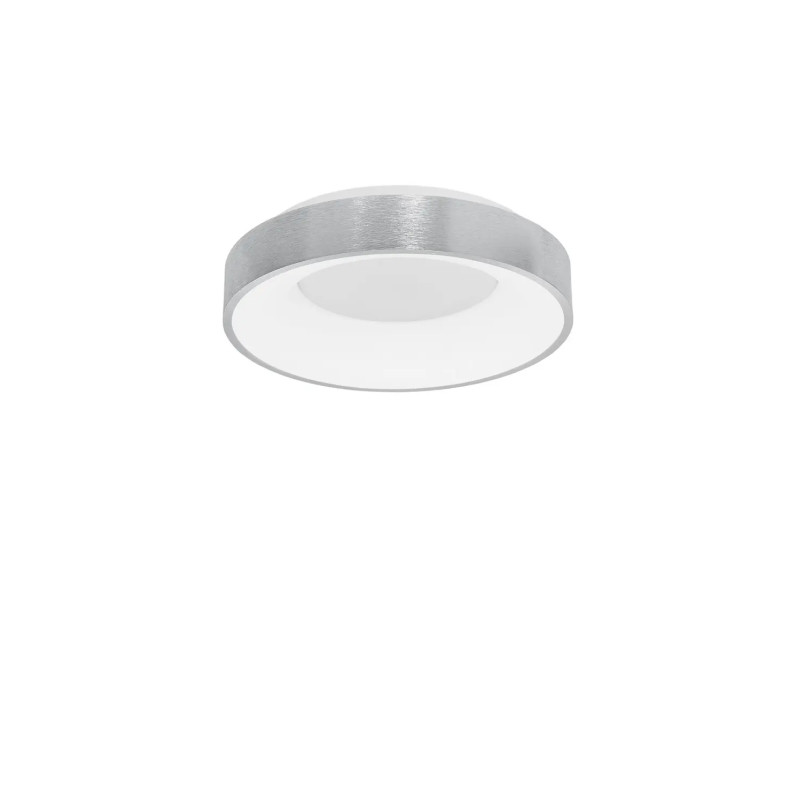 Plafon okrągły - ściemniacz triac Surdo 38cm Thin LED 3000K szczotkowane srebro