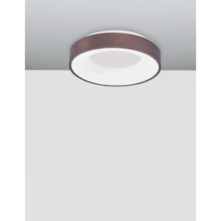 Plafon okrągły - ściemniacz triac Surdo 38cm Thin LED 3000K szczotkowany brąz
