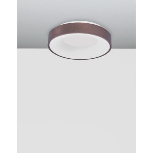 Plafon okrągły - ściemniacz triac Surdo 38cm Thin LED 3000K szczotkowany brąz