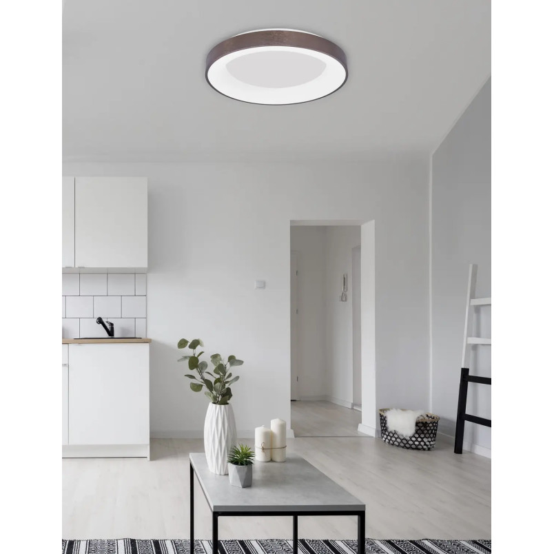 Plafon okrągły - ściemniacz triac Surdo 60cm Thin LED 3000K szczotkowany brąz