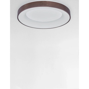 Plafon okrągły - ściemniacz triac Surdo 60cm Thin LED 3000K szczotkowany brąz