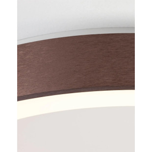 Plafon okrągły - ściemniacz triac Surdo 60cm Thin LED 3000K szczotkowany brąz