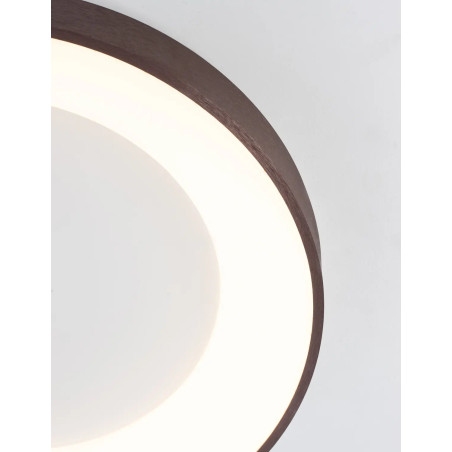 Plafon okrągły - ściemniacz triac Surdo 60cm Thin LED 3000K szczotkowany brąz