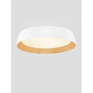 Plafon okrągły ze ściemniaczem triac Atabal 60cm LED 3000K biały / drewno