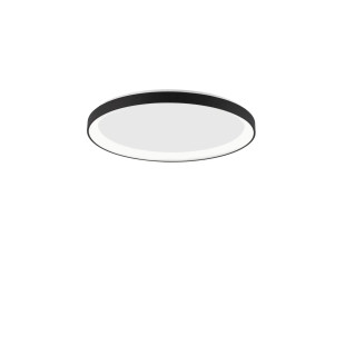 Plafon okrągły ze ściemniaczem triac Tirafi 38cm LED 3000K czarny