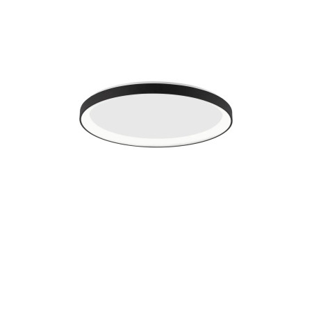 Plafon okrągły ze ściemniaczem triac Tirafi 38cm LED 3000K czarny