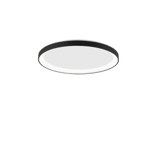 Plafon okrągły ze ściemniaczem triac Tirafi 48cm LED 3000K czarny