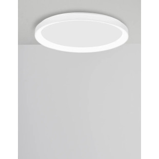 Plafon okrągły ze ściemniaczem triac Tirafi 48cm LED 3000K biały