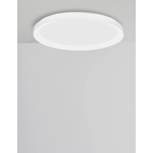 Plafon okrągły ze ściemniaczem triac Tirafi 48cm LED 3000K biały