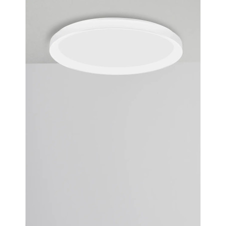 Plafon okrągły ze ściemniaczem triac Tirafi 48cm LED 3000K biały