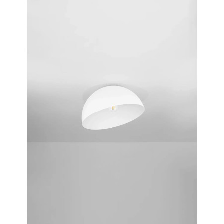 Plafon metalowy designerski Tohoku 40cm biały