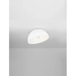 Plafon metalowy designerski Tohoku 40cm biały