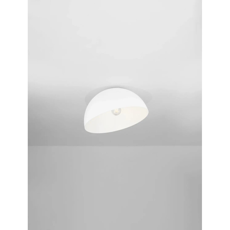 Plafon metalowy designerski Tohoku 40cm biały