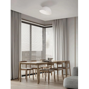 Plafon metalowy designerski Tohoku 50cm biały