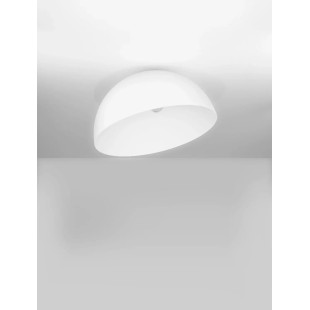 Plafon metalowy designerski Tohoku 50cm biały