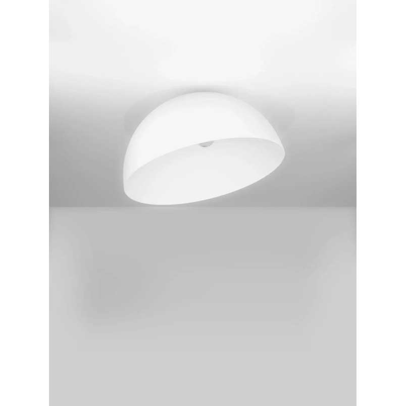 Plafon metalowy designerski Tohoku 50cm biały
