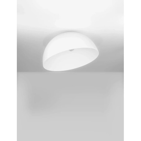 Plafon metalowy designerski Tohoku 50cm biały