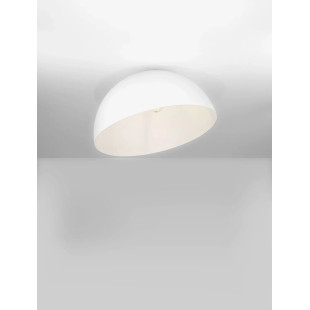 Plafon metalowy designerski Tohoku 50cm biały
