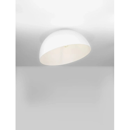 Plafon metalowy designerski Tohoku 50cm biały