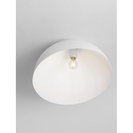 Plafon metalowy designerski Tohoku 50cm biały