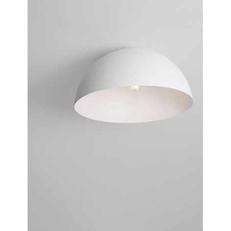 Plafon metalowy designerski Tohoku 50cm biały