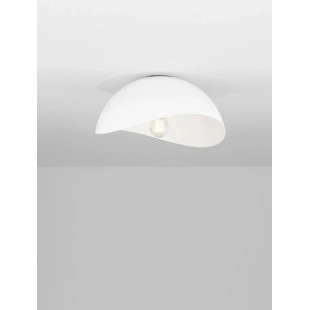 Plafon organiczny z metalu Martino 30cm biały