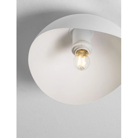 Plafon organiczny z metalu Martino 30cm biały