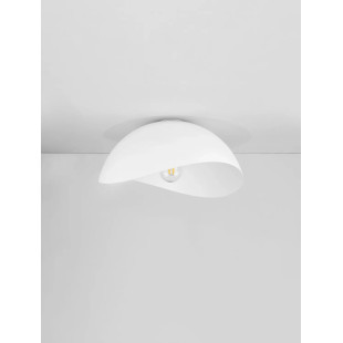Plafon organiczny z metalu Martino 40cm biały