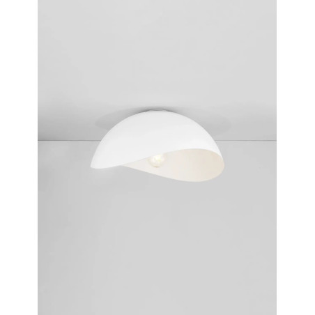 Plafon organiczny z metalu Martino 40cm biały