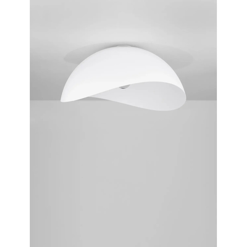 Plafon organiczny z metalu Martino 50cm biały