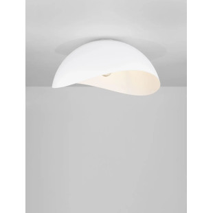 Plafon organiczny z metalu Martino 50cm biały