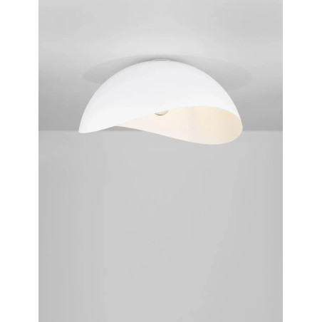 Plafon organiczny z metalu Martino 50cm biały