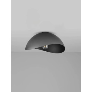 Plafon organiczny z metalu Martino 40cm czarny