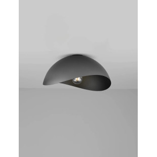 Plafon organiczny z metalu Martino 40cm czarny