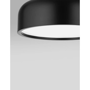 Plafon metalowy Abruzzi 35cm czarny