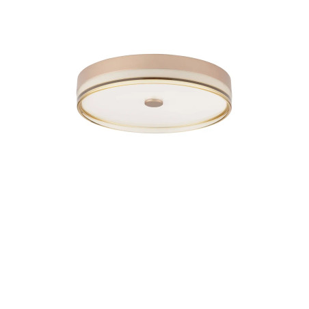 Plafon okrągły modern Trimonte 50cm LED 3000K szampańskie złoto / bursztynowy akryl