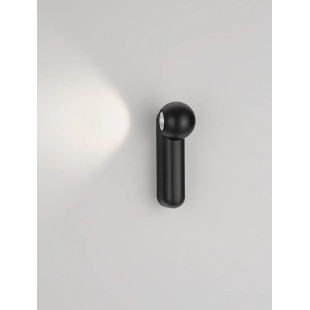 Kinkiet kula - regulowany Berceto LED 2700K czarny