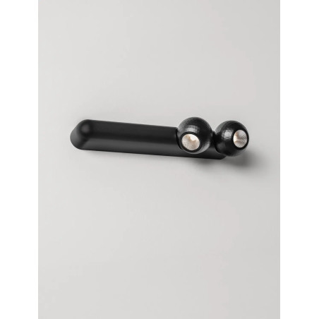 Reflektor podtynkowy 2 kule Berceto LED 2700K czarny
