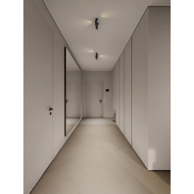Reflektor podtynkowy 2 kule Berceto LED 2700K czarny