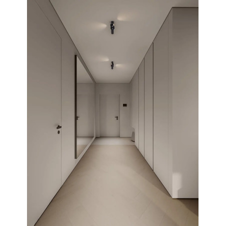 Reflektor podtynkowy 2 kule Berceto LED 2700K czarny