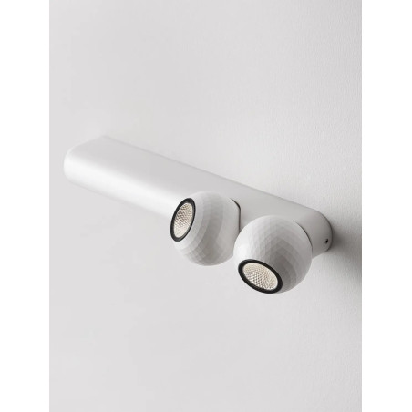 Reflektor podtynkowy 2 kule Berceto LED 2700K biały