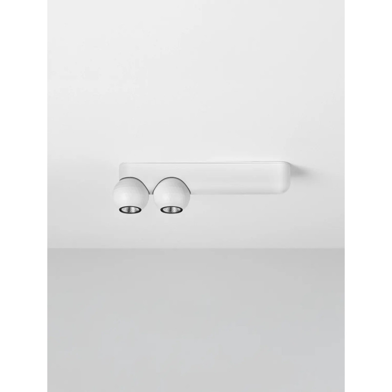 Reflektor podtynkowy 2 kule Berceto LED 2700K biały