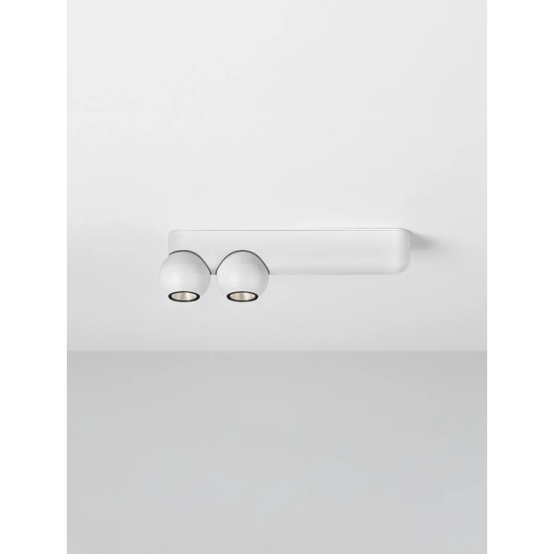 Reflektor podtynkowy 2 kule Berceto LED 2700K biały