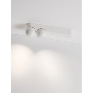 Reflektor podtynkowy 2 kule Berceto LED 2700K biały
