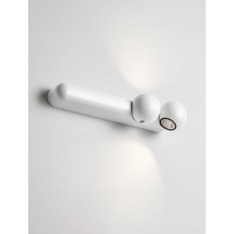 Reflektor podtynkowy 2 kule Berceto LED 2700K biały