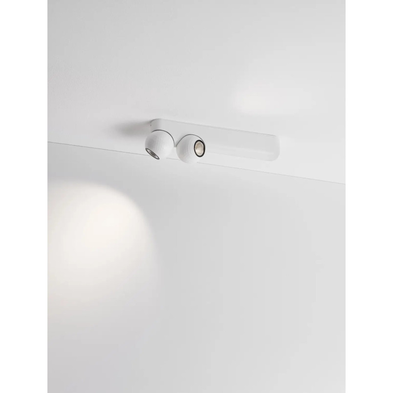 Reflektor podtynkowy 2 kule Berceto LED 2700K biały