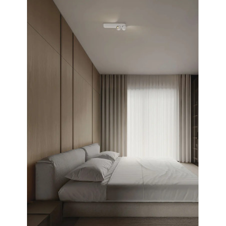Reflektor podtynkowy 2 kule Berceto LED 2700K biały