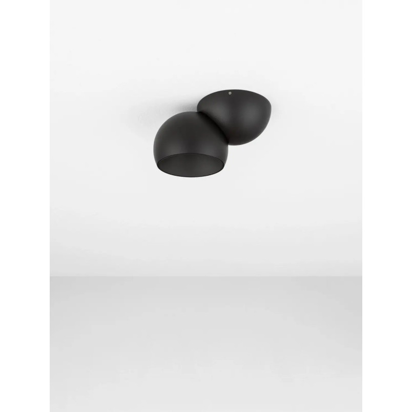 Reflektor sufitowy kula - regulowany Niccio LED 3000K IP20 czarny